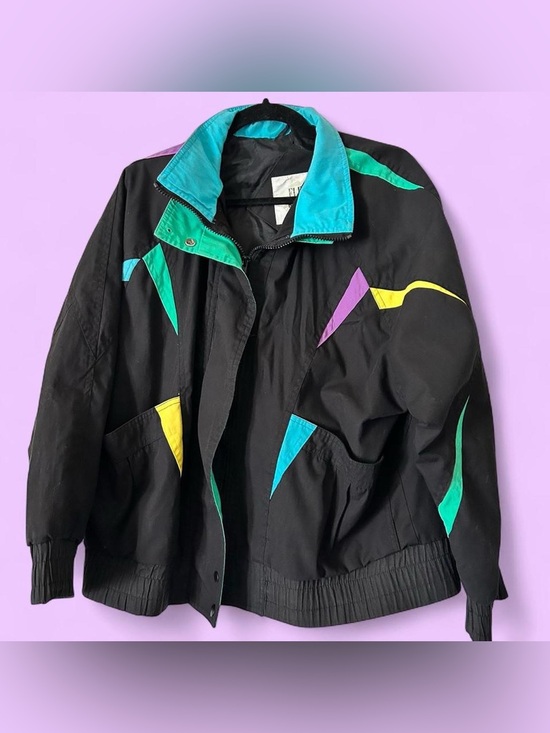 Fleet Street Jackets & Blazers - Vintage 80s color block Fleet Street jacket